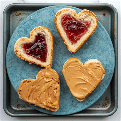 Mini heart sandwiches for kids’ parties 2025