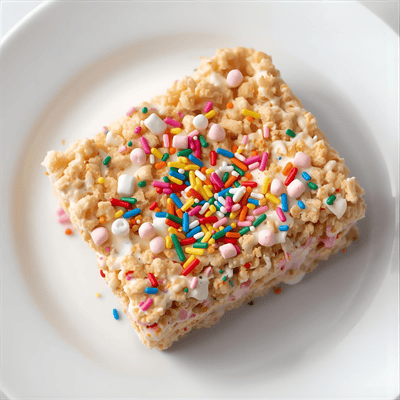 Sprinkle-dipped Rice Krispies treats for kids’ parties 2025