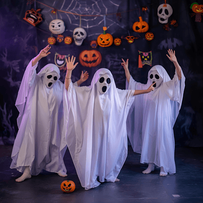 Ghostly Freeze Dance for kids Halloween party games 2025