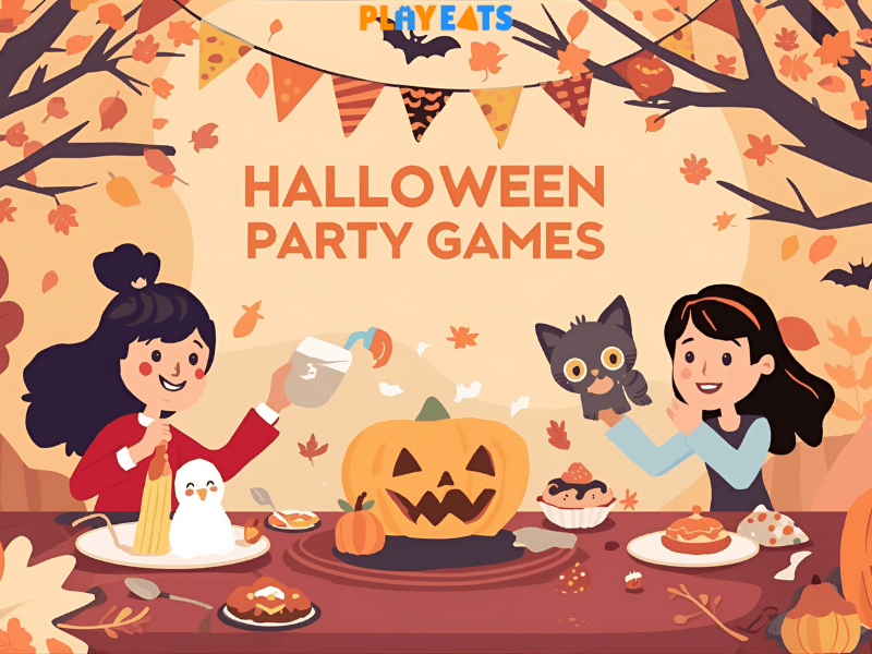 Halloween party games for screen-free fun by PlayEats