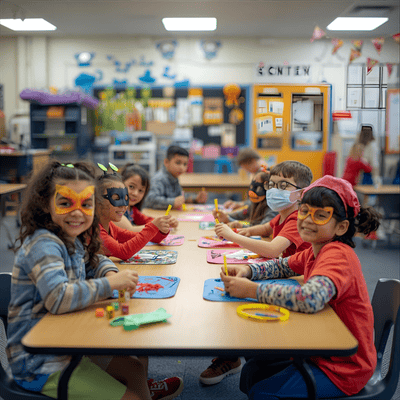 Monster Craft Station for screen-free Halloween activities 2025