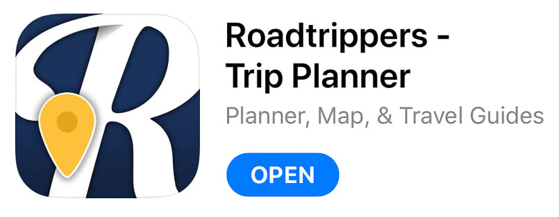 Roadtrippers app for tech for family road trips 2025