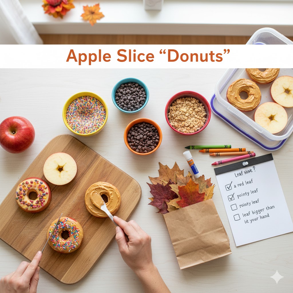 Apple Slice Donuts for fall picnic ideas for families 2025