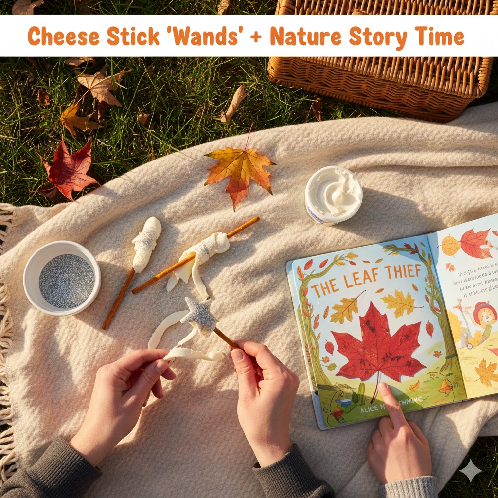 Cheese Stick Wands for kid-friendly fall activities 2025