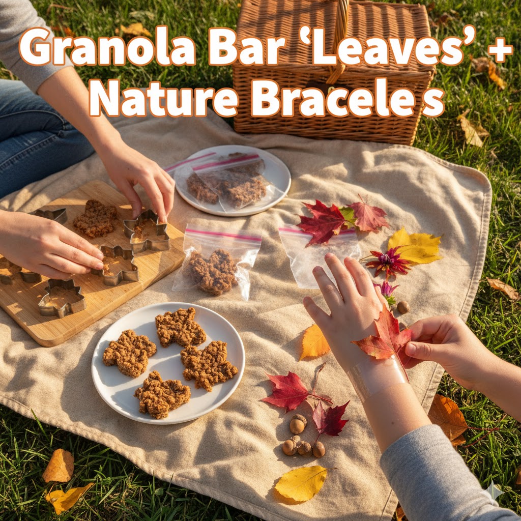 Granola Bar Leaves for kid-friendly fall activities 2025