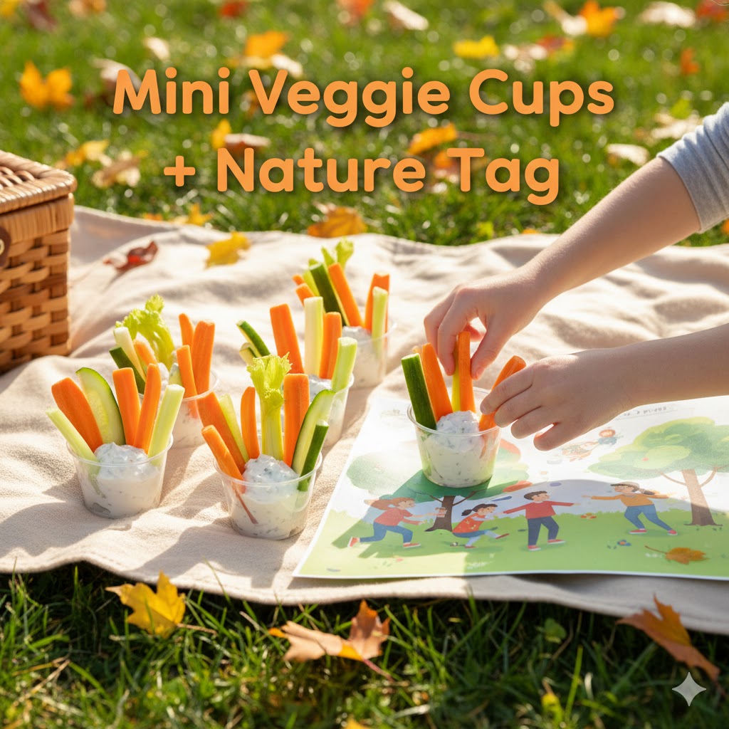 Mini Veggie Cups for kid-friendly fall activities 2025