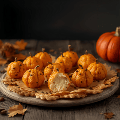 Pumpkin Cheese Balls for kid-friendly Halloween snacks 2025
